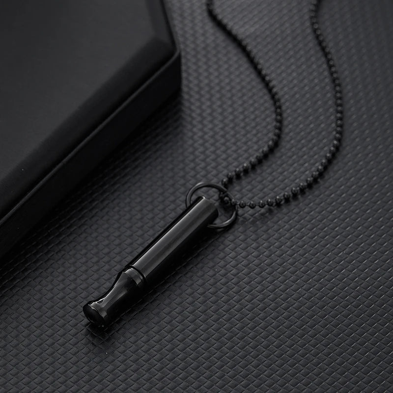 Breathlace Necklace Calm Harmony Anti-Smoking Necklace Breathing Necklace for Anxiety Stainless Steel Mindful Breathing Necklace