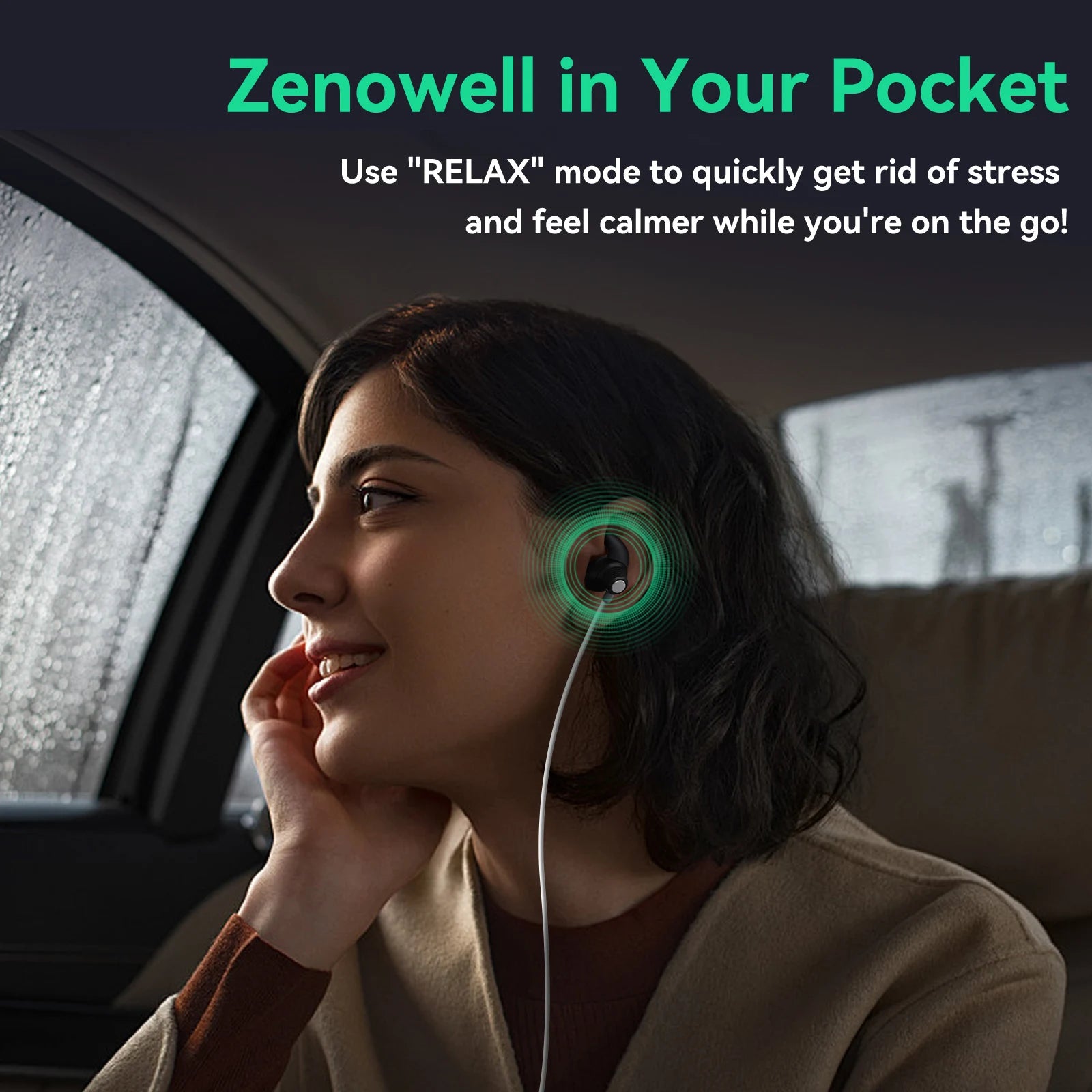 ZenoWell Auricular Vagus Nerve Stimulator | Drug-Free Sleep & Calm Device