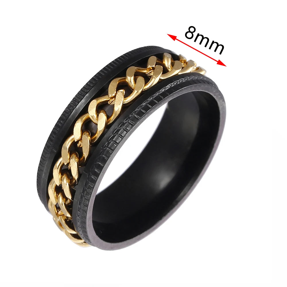 Spinner Fidget Ring | Stainless Steel