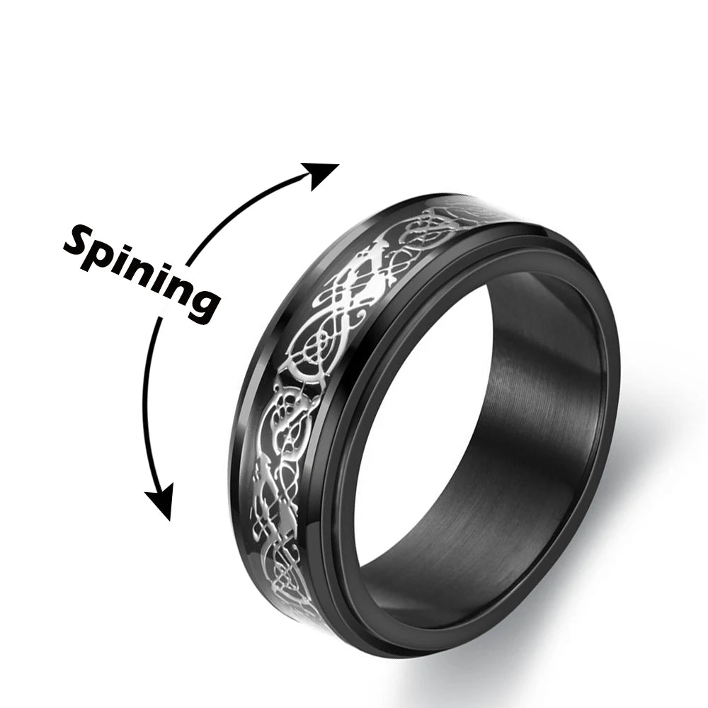 Spinner Fidget Ring | Stainless Steel