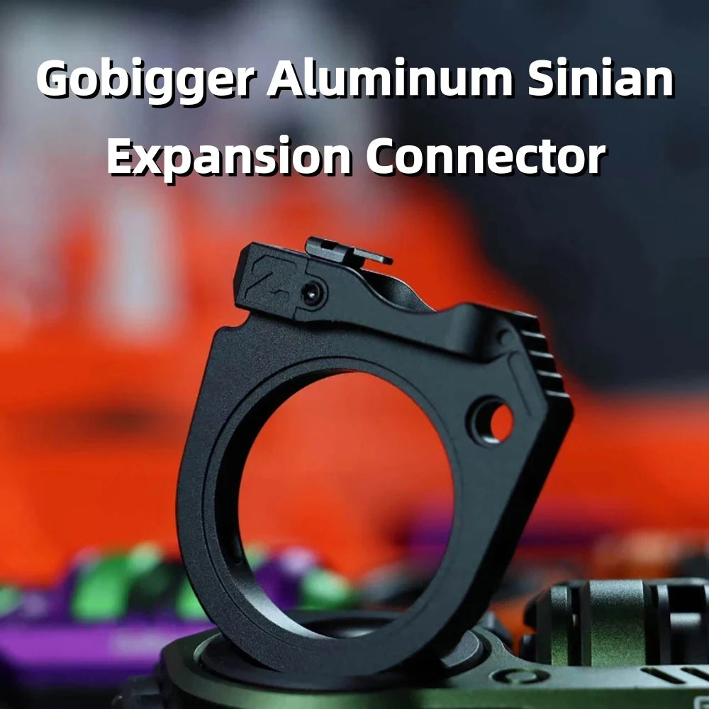 ZZ EDC Bean Z Slider EDC Aluminum PEl Connector Attachment Sinian Fidget Necklace Metal Fidget Toys Antistress For Adult