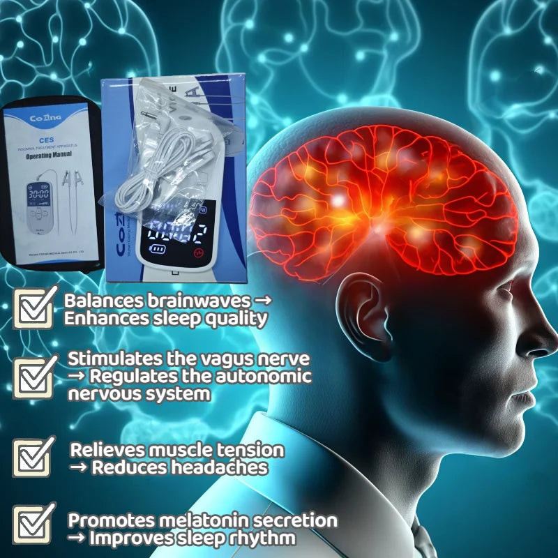 CES Neurofeedback Sleep & Calm Device | Drug-Free Vagus Nerve Stimulator