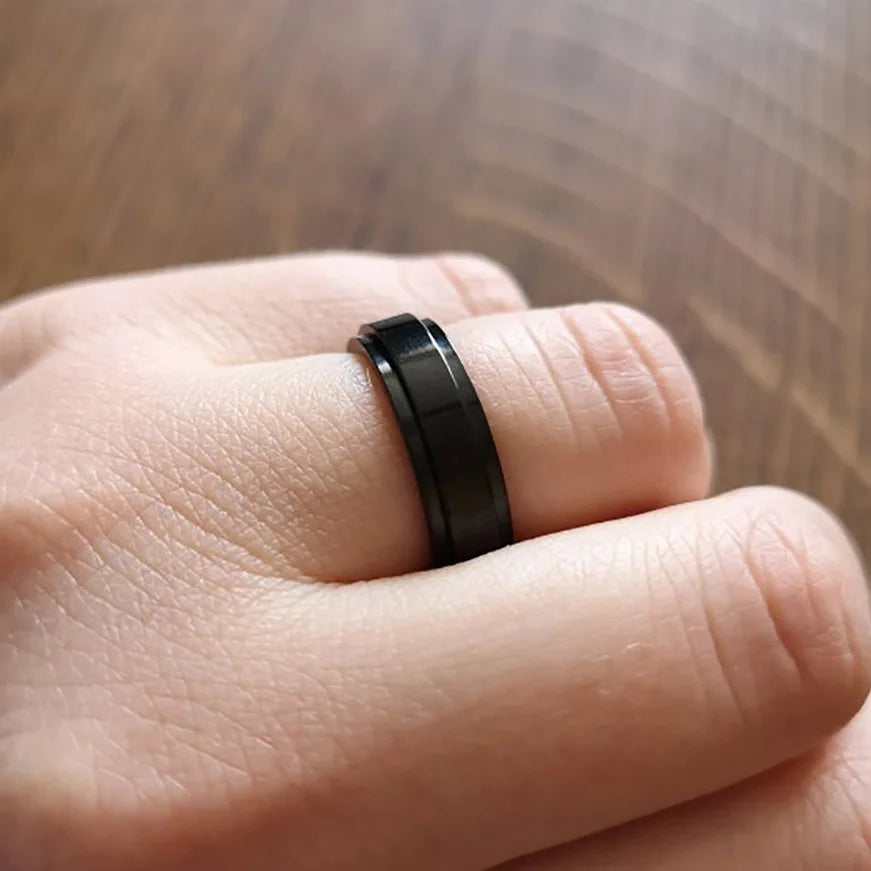 Spinner Fidget Ring | Stainless Steel
