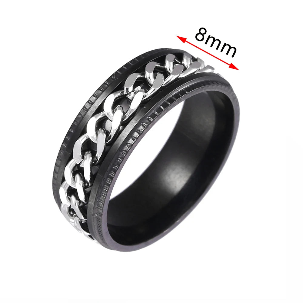 Spinner Fidget Ring | Stainless Steel