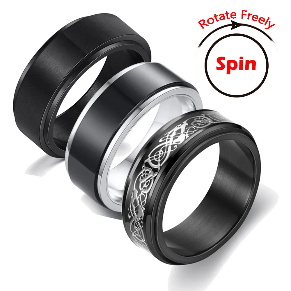 Spinner Fidget Ring | Stainless Steel