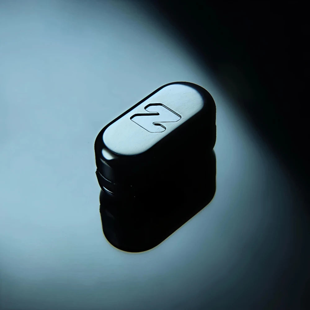 ZZ EDC Bean Z Slider EDC Aluminum PEl Connector Attachment Sinian Fidget Necklace Metal Fidget Toys Antistress For Adult
