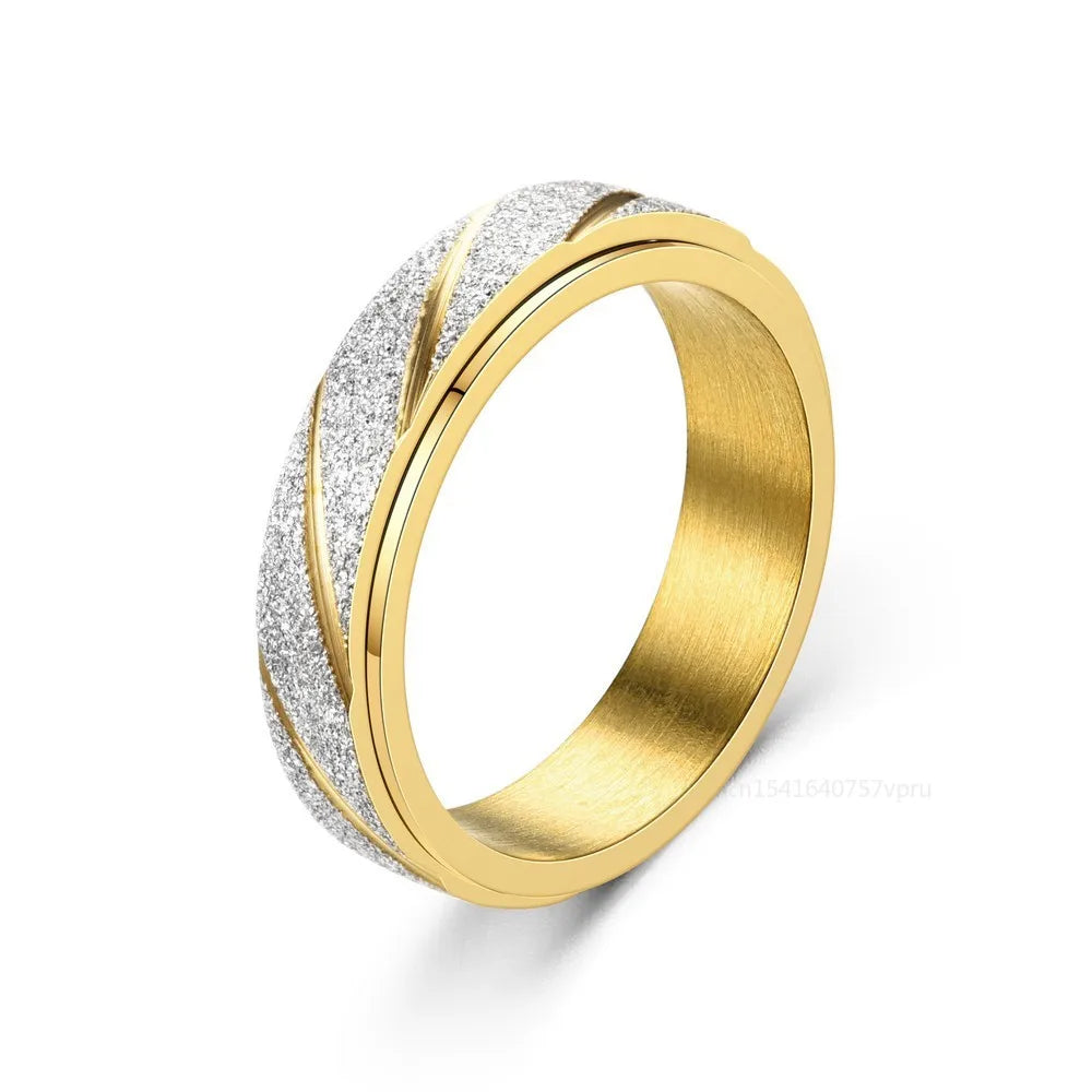 Multicolour Spinner Fidget Ring | Stainless Steel