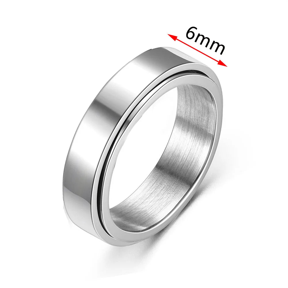 Spinner Fidget Ring | Stainless Steel