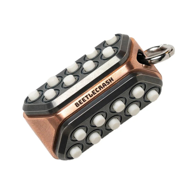 Fidget Spinner EDC Beetle Strawberry Press Necklace Toy Adult Office Leisure Entertainment Decompression Metal Toy Desk Toy