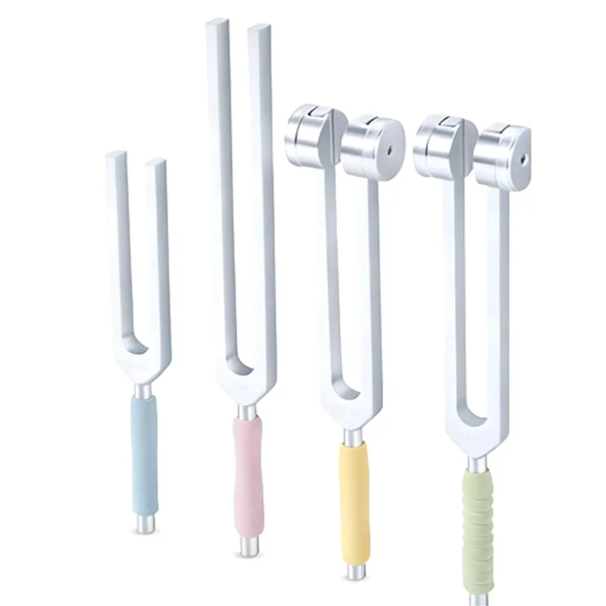 BAAQ Healing Tuning Fork Set | 128Hz, 136.1Hz, 174Hz & 528Hz Frequency Kit