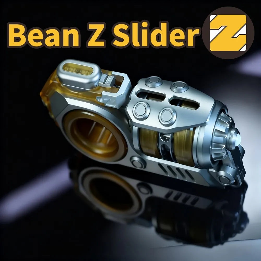ZZ EDC Bean Z Slider EDC Aluminum PEl Connector Attachment Sinian Fidget Necklace Metal Fidget Toys Antistress For Adult