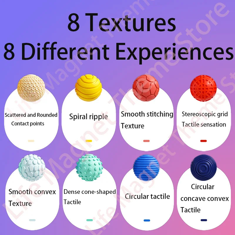 Silicone Magnetic Sensory Balls Fidget Worry Magnet Ball Autism Calming Game Kid Adults Relief Stress Sensory Fridge Magnet Gift