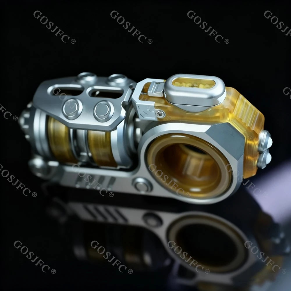 ZZ EDC Bean Z Slider EDC Aluminum PEl Connector Attachment Sinian Fidget Necklace Metal Fidget Toys Antistress For Adult