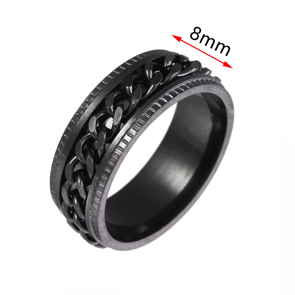 Spinner Fidget Ring | Stainless Steel