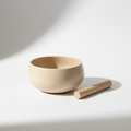 Modern stress relief sound bowl on a clean white background